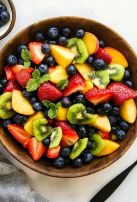Fruit Salad with Honey Lime Dressing