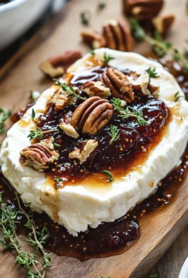 Goat Cheese Appetizer with Fig Jam and Pecans