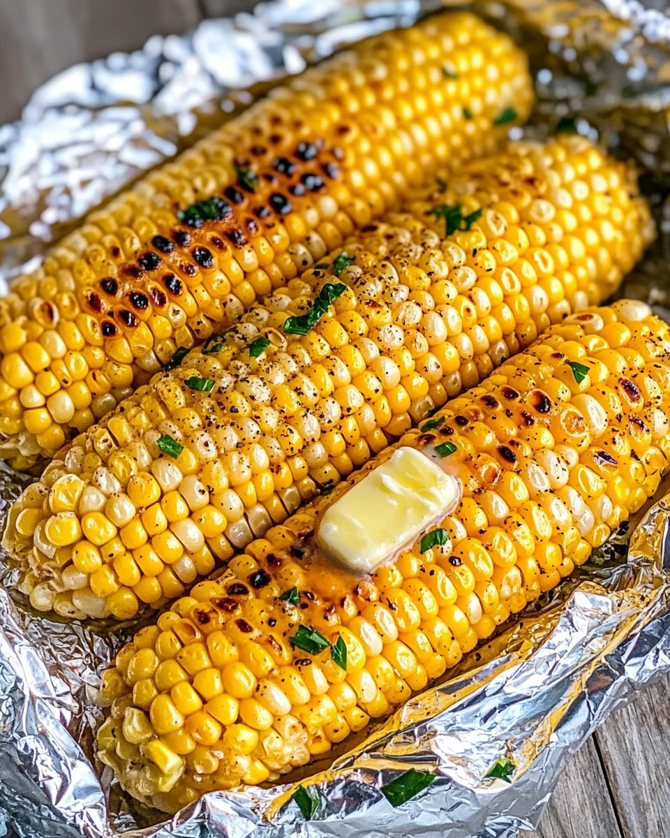 Grilled Corn on the Cob in Foil