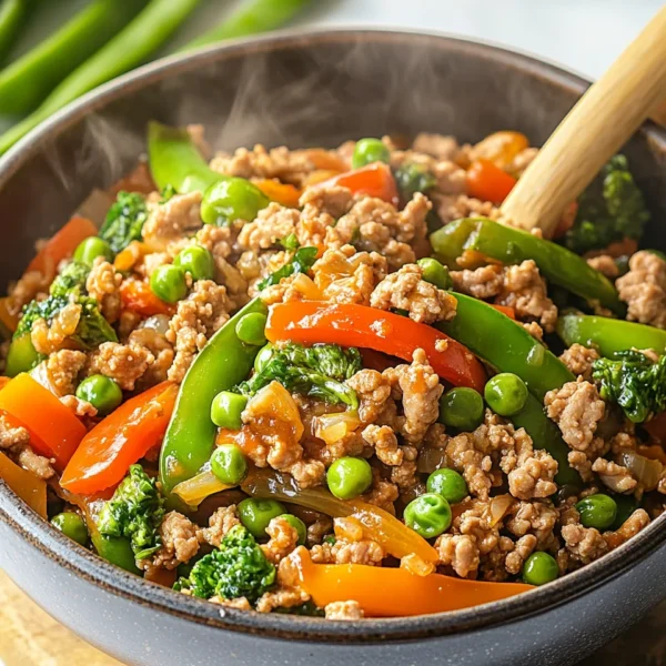 Ground Turkey Teriyaki Stir Fry
