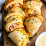 Ham & Cheddar Crescent Roll-Ups