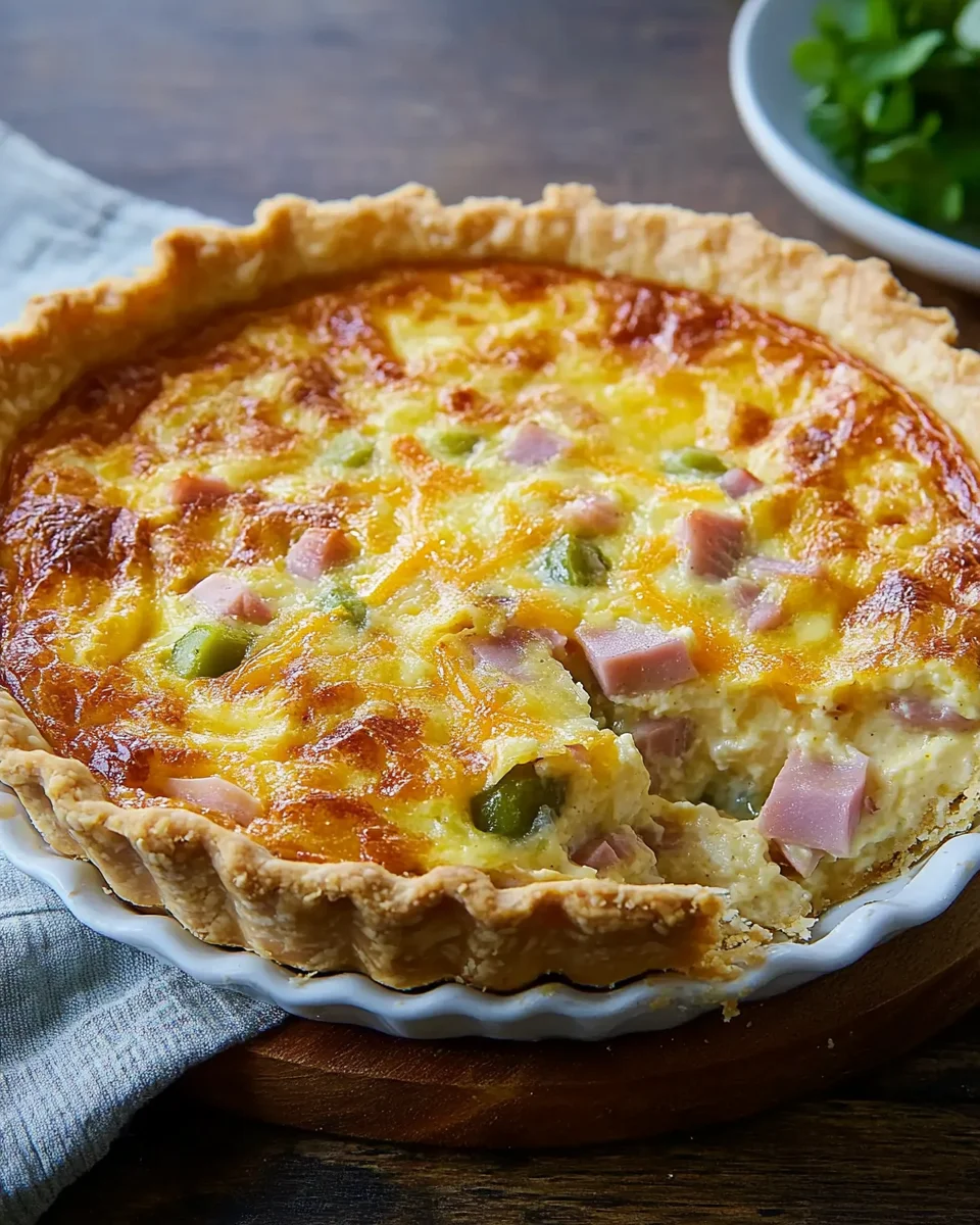Hatch Green Chile Quiche