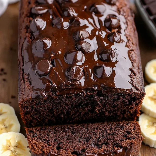 Healthy Chocolate Banana Bread