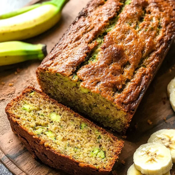Healthy Zucchini Banana Bread