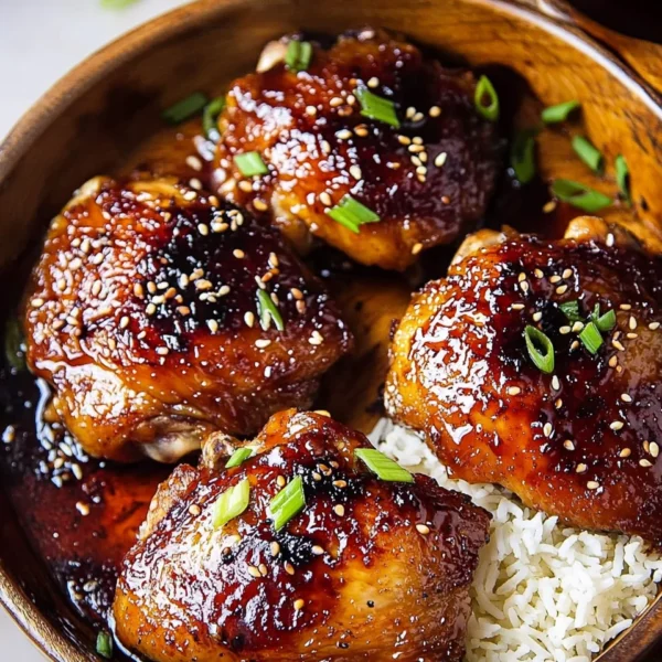 Honey Soy Baked Chicken Thighs