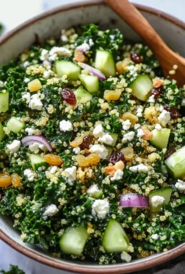 Kale Quinoa Salad - With Lemon Dressing