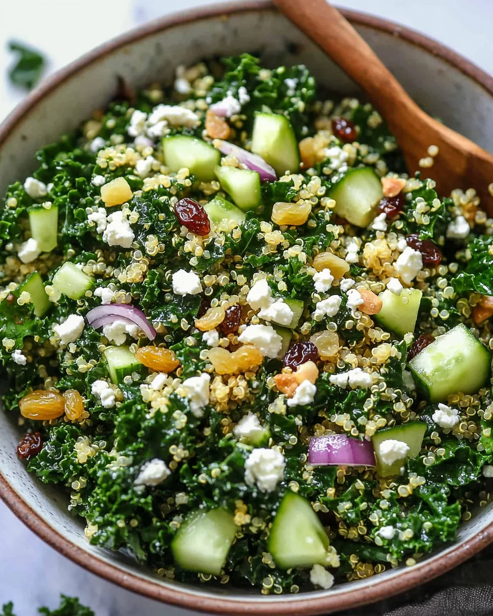 Kale Quinoa Salad - With Lemon Dressing