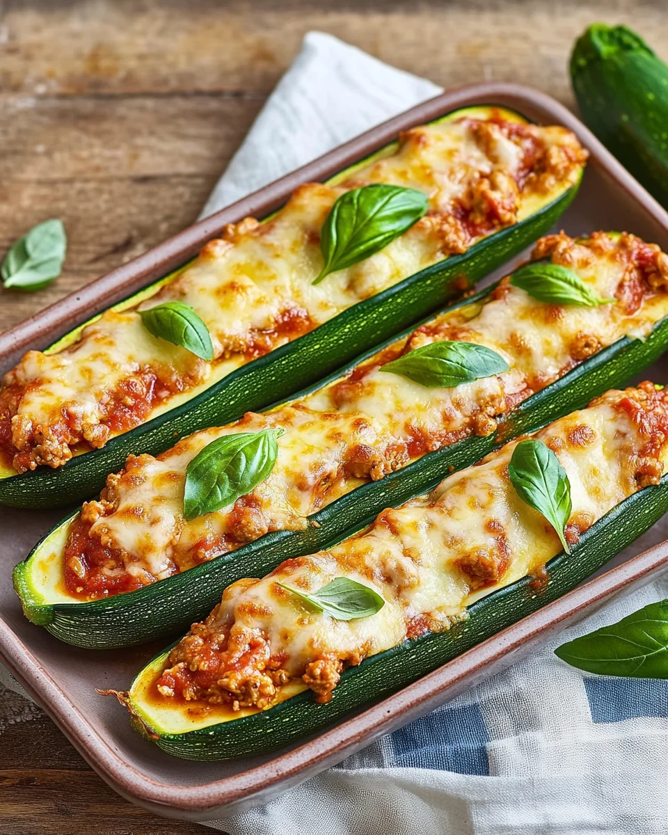 Keto Chicken Parmesan Zucchini Boats (Easy & Healthy!)