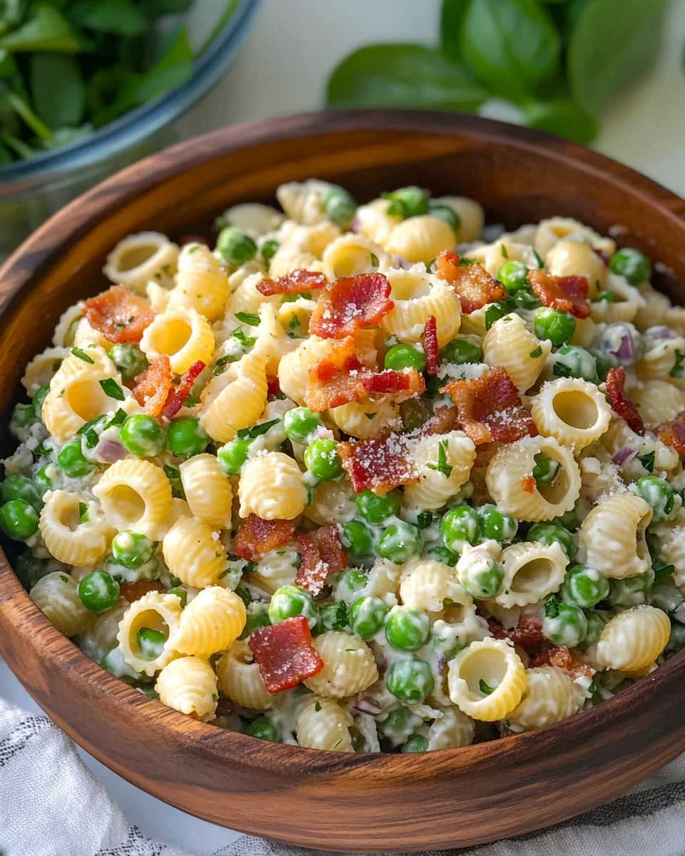Pea Pasta Salad