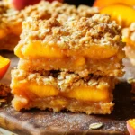 Peach Crumble Bars