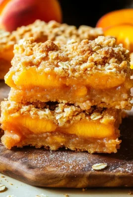 Peach Crumble Bars