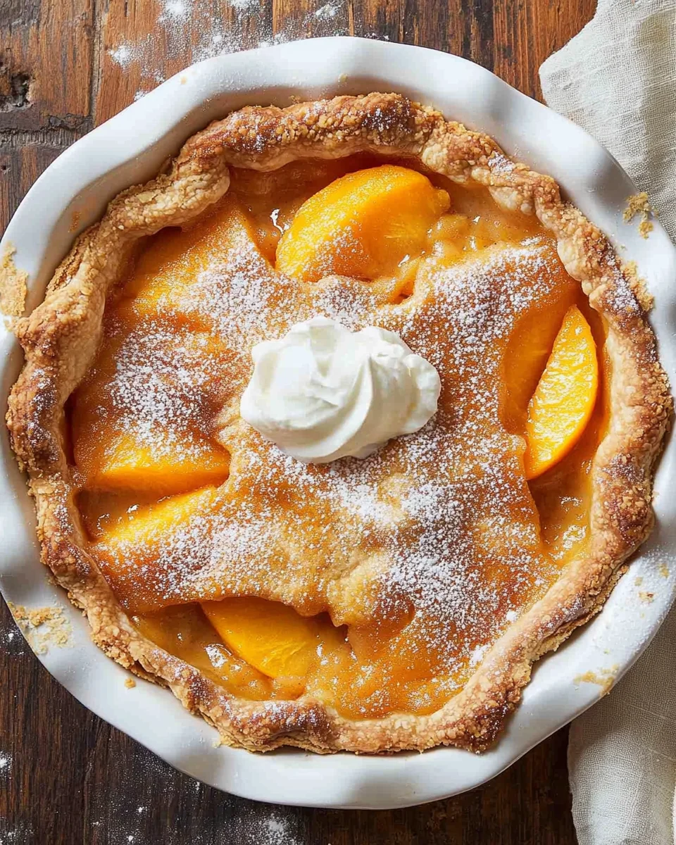 Peaches and Cream Pie