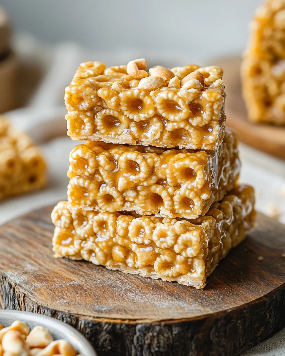 Peanut Butter Cheerio Bars