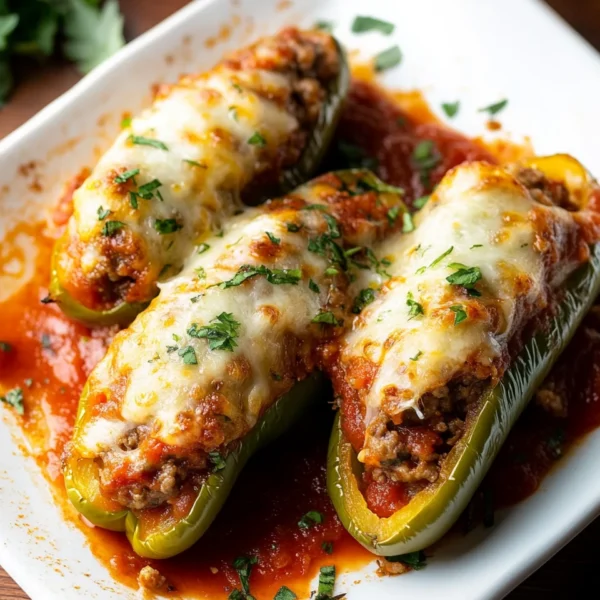 Sausage Stuffed Banana Peppers Recipe