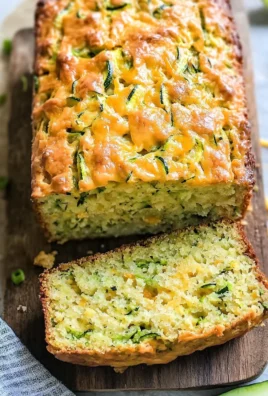 Savory Zucchini Cheddar Quick Bread
