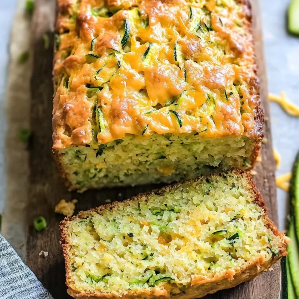 Savory Zucchini Cheddar Quick Bread