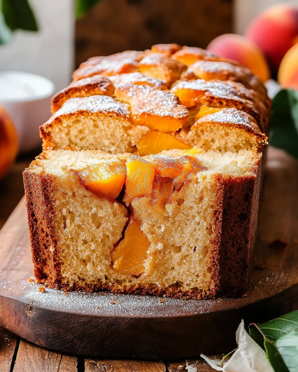 Southern Peach Bread