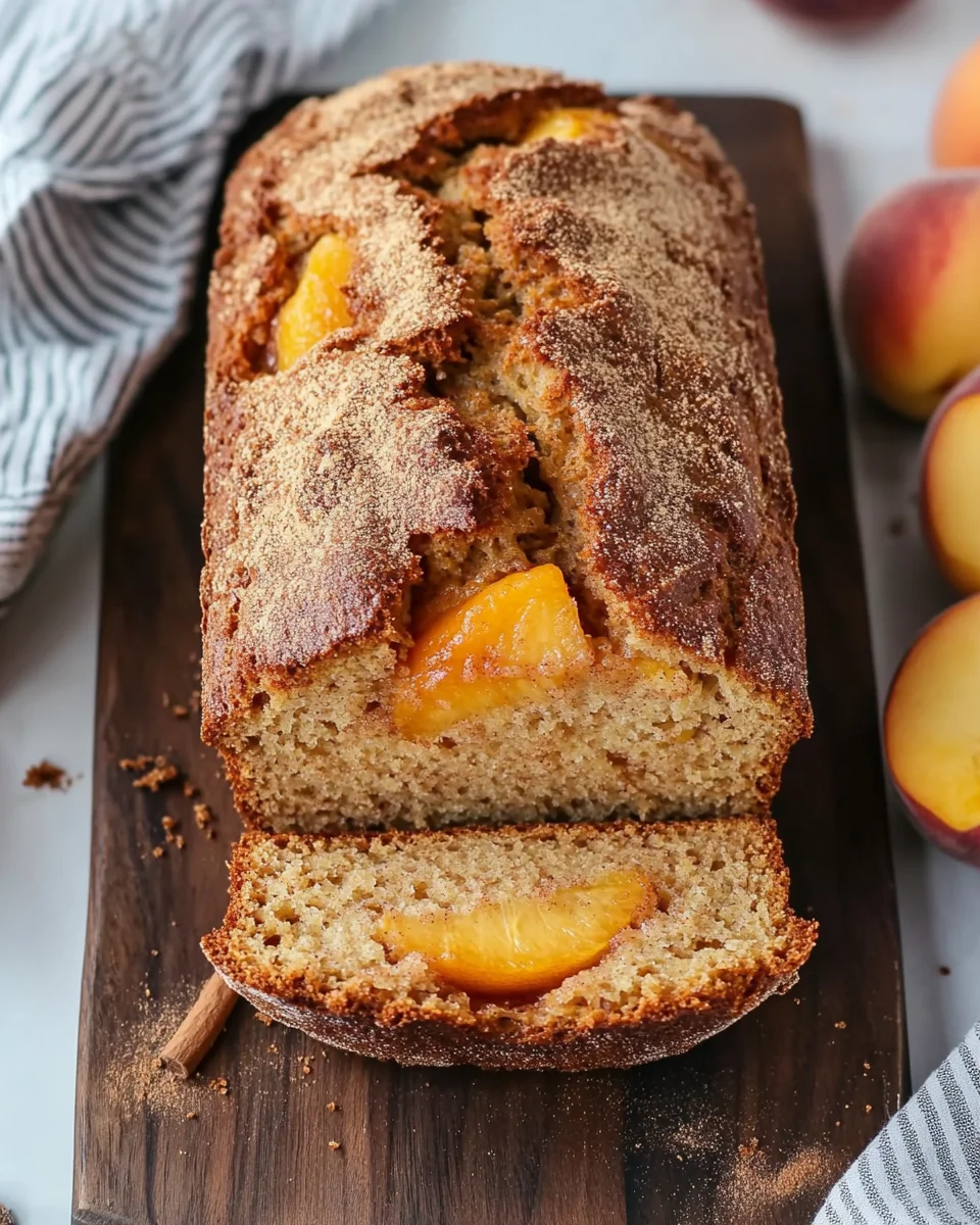 Spiced Peach Bread