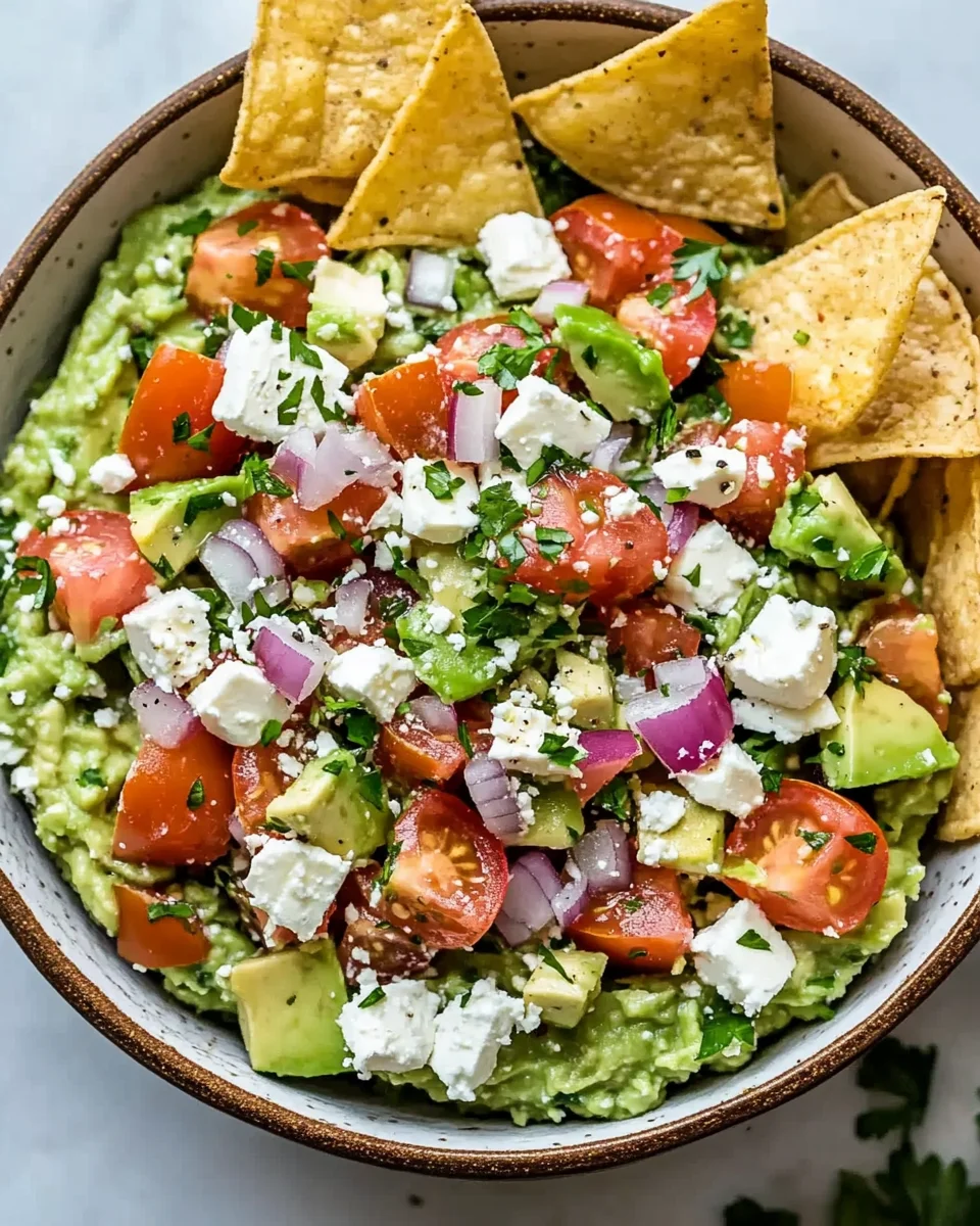 The Best Avocado Feta Dip