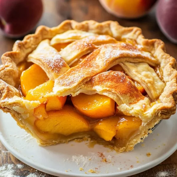 The Best Peach Pie