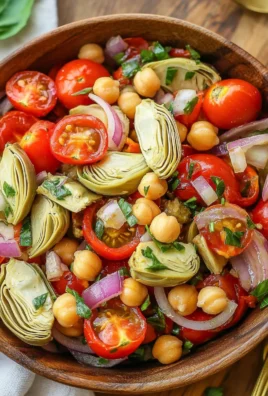 Tuscan Artichoke Tomato Salad