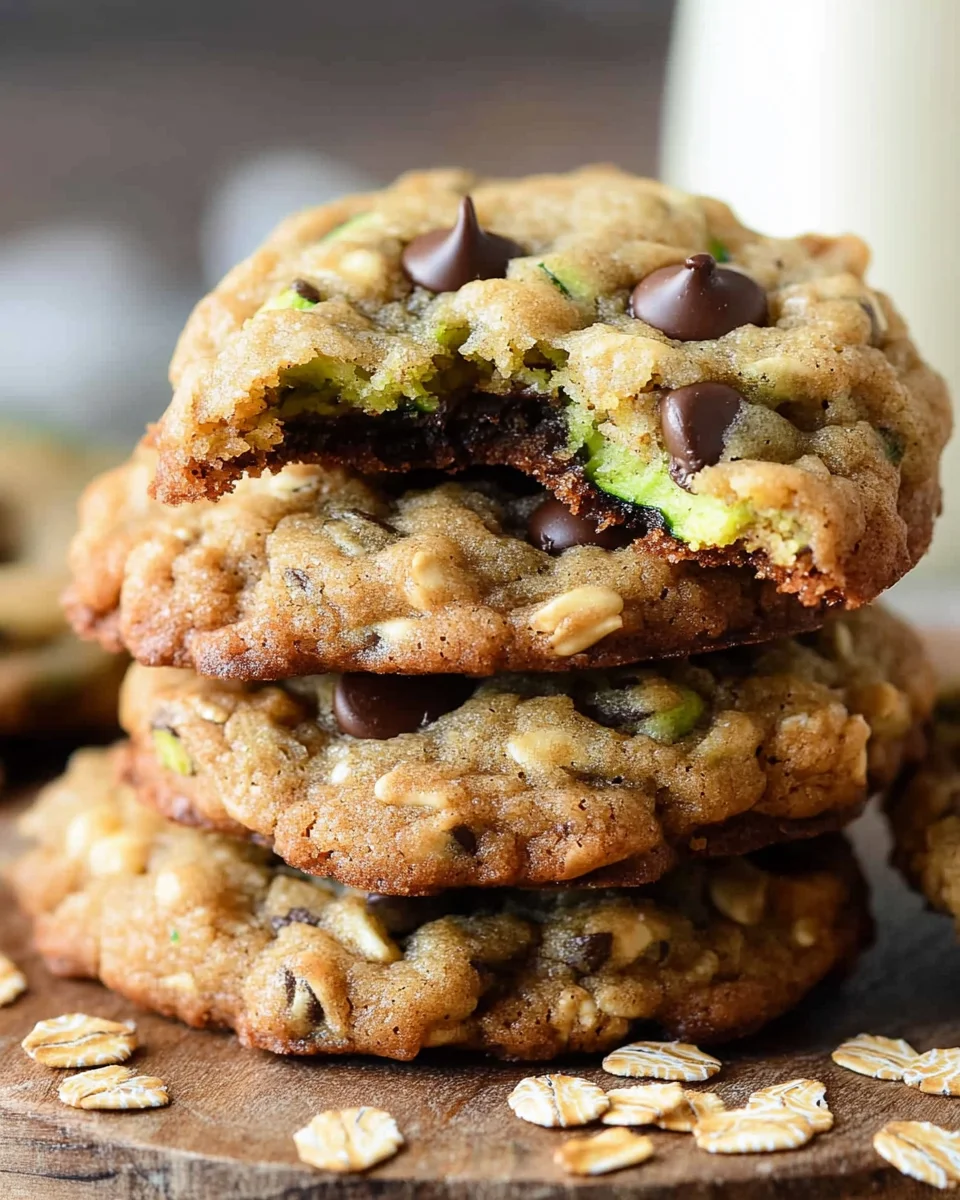 Zucchini Chocolate Chip Cookies